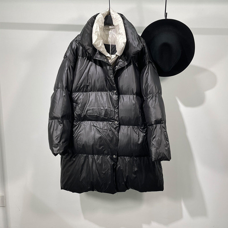 冬季原创个性假两件中长款立领棉服棉衣julius暗黑男装