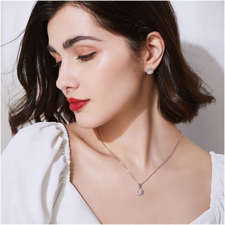 项链sona超闪女士钻石珠宝款式奢华短款锁骨项链