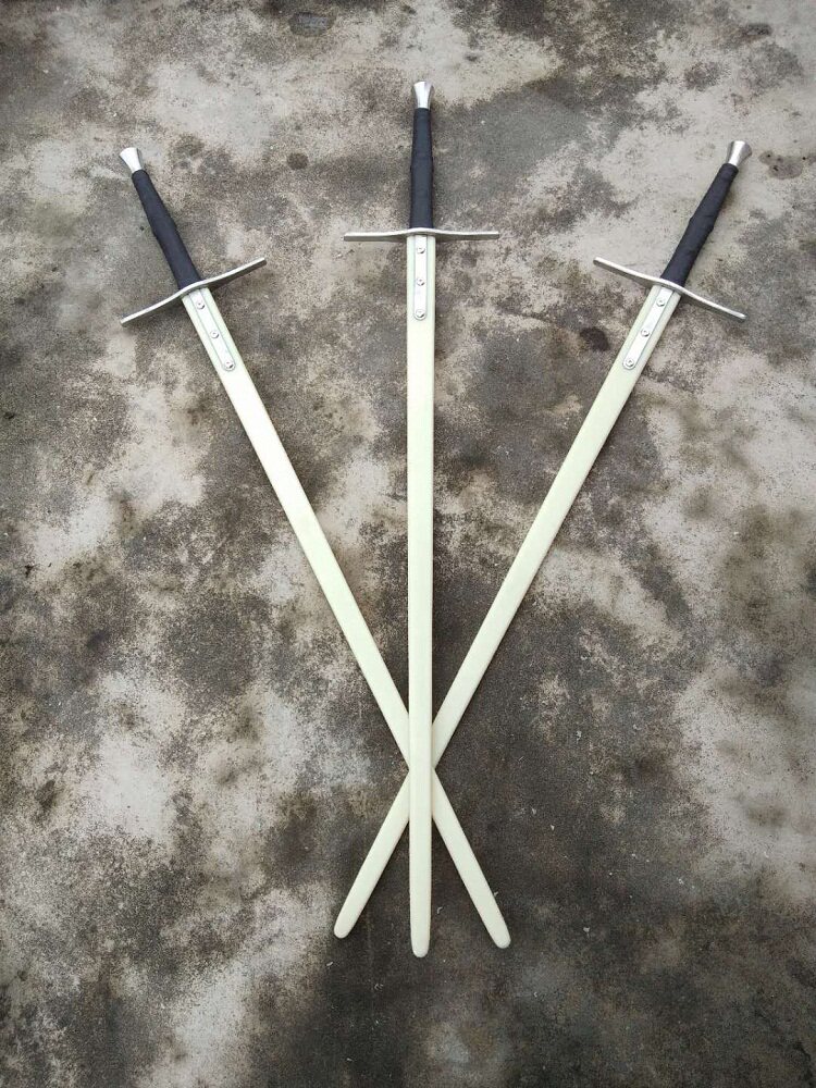 入门尼龙长剑hema兵击运动双手安全减伤重量cosplay配件