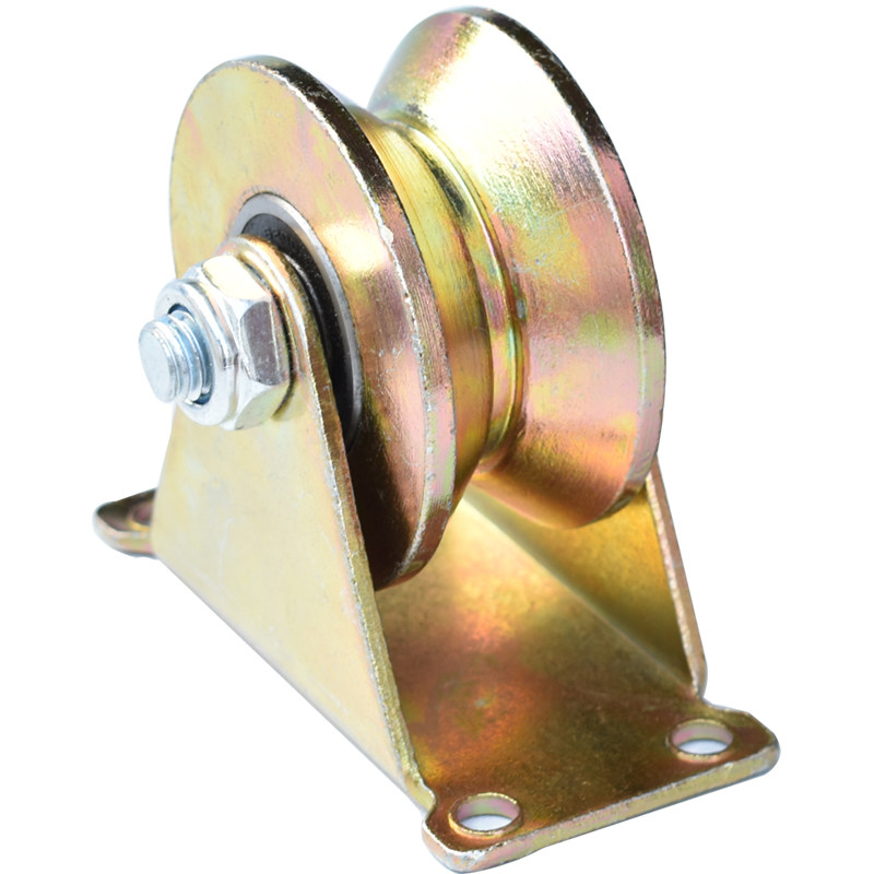 v型滑轮u型滑轮轮钢丝轨道轮h型滑轮槽轮推拉门滑轮三角铁导轨轮