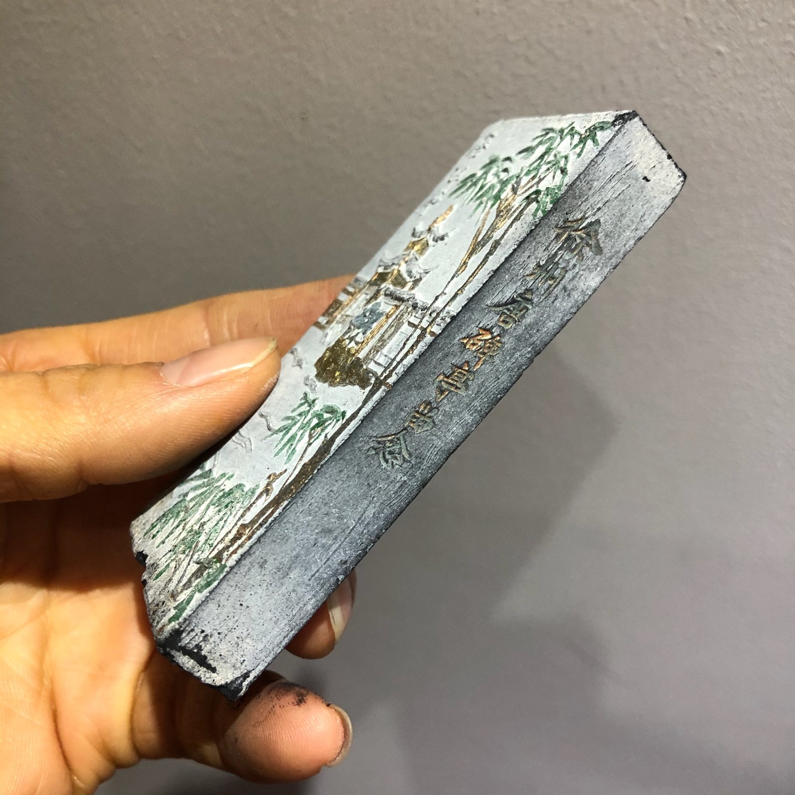 70年徽墨老胡开文正品陈墨老墨块老墨条墨锭古墨墨块