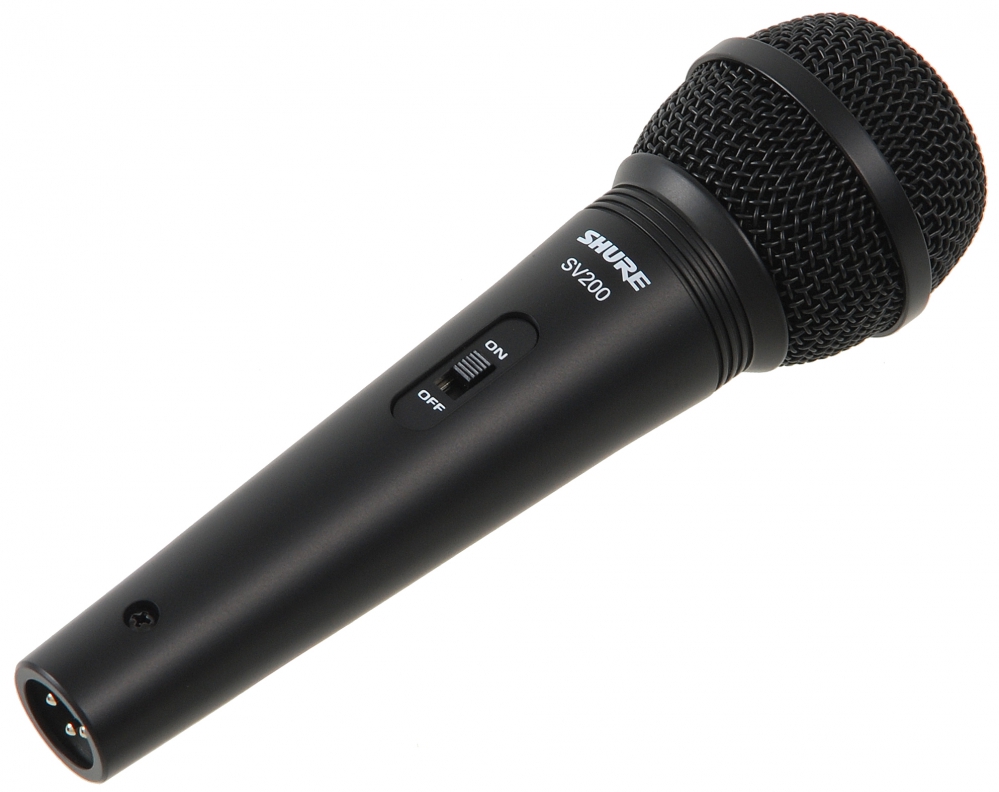 话筒shure舒尔sv200csv100c有线人声动圈卡拉ok麦克风