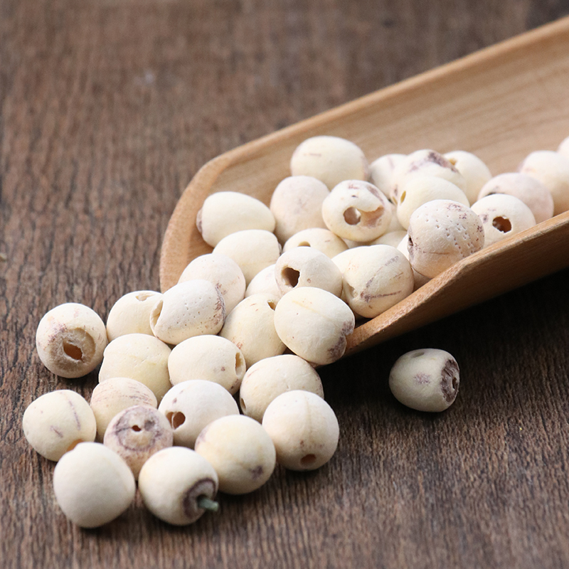 白莲子莲子磨皮中药材无芯新货湘莲干货50g其他药食同源食品