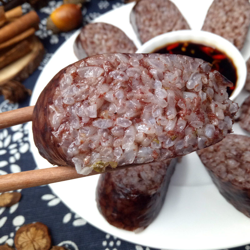 东北东北网网红糯米肠韩国米灌肠延边特产朝鲜族肠衣