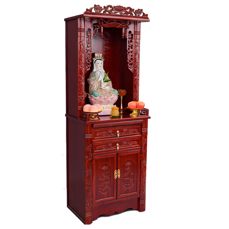 实木佛龛立柜供桌供台神龛佛台观音菩萨佛柜神柜家用财神爷供奉桌