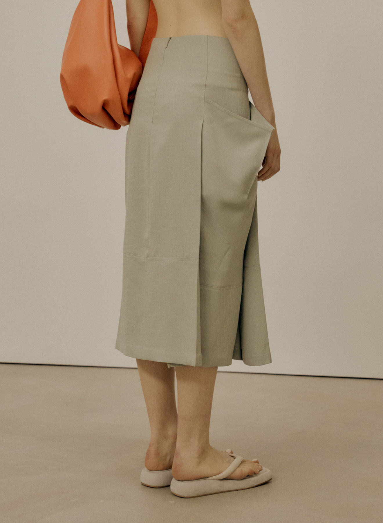 6折现货lowclassic正品授权春夏包臀字开叉显半身裙