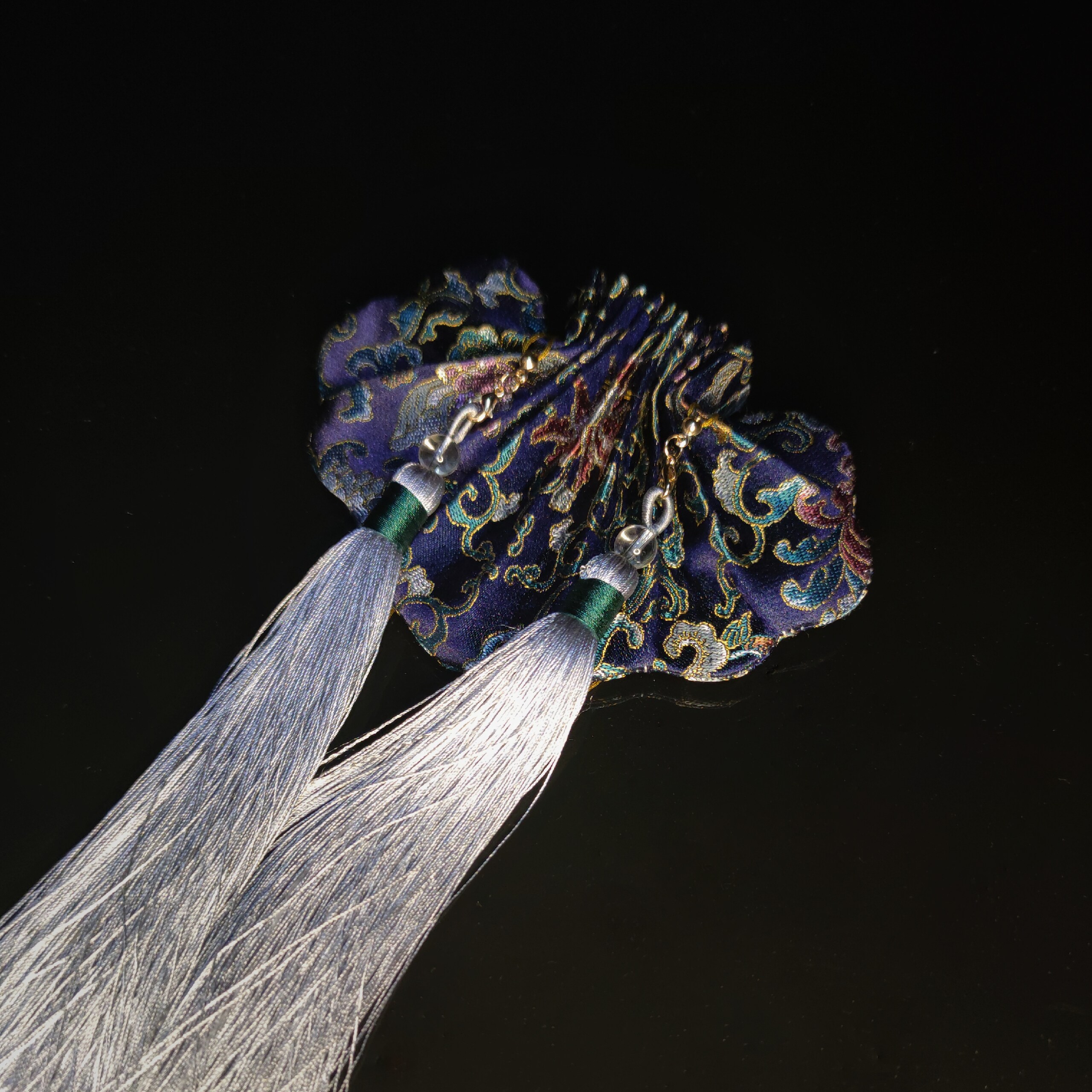 真丝宋锦如意心香香囊荷包旗袍香薰精油汉服香包