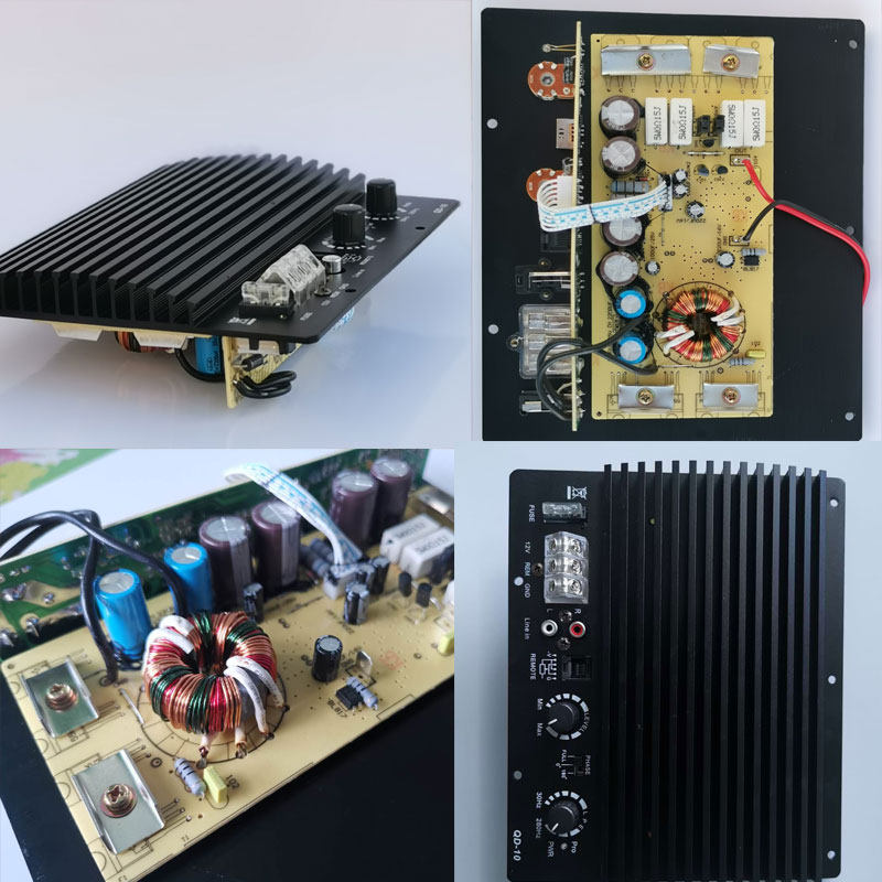 12v1000w大功率发烧级汽车音响功放板车车载低音炮主板10寸功放板