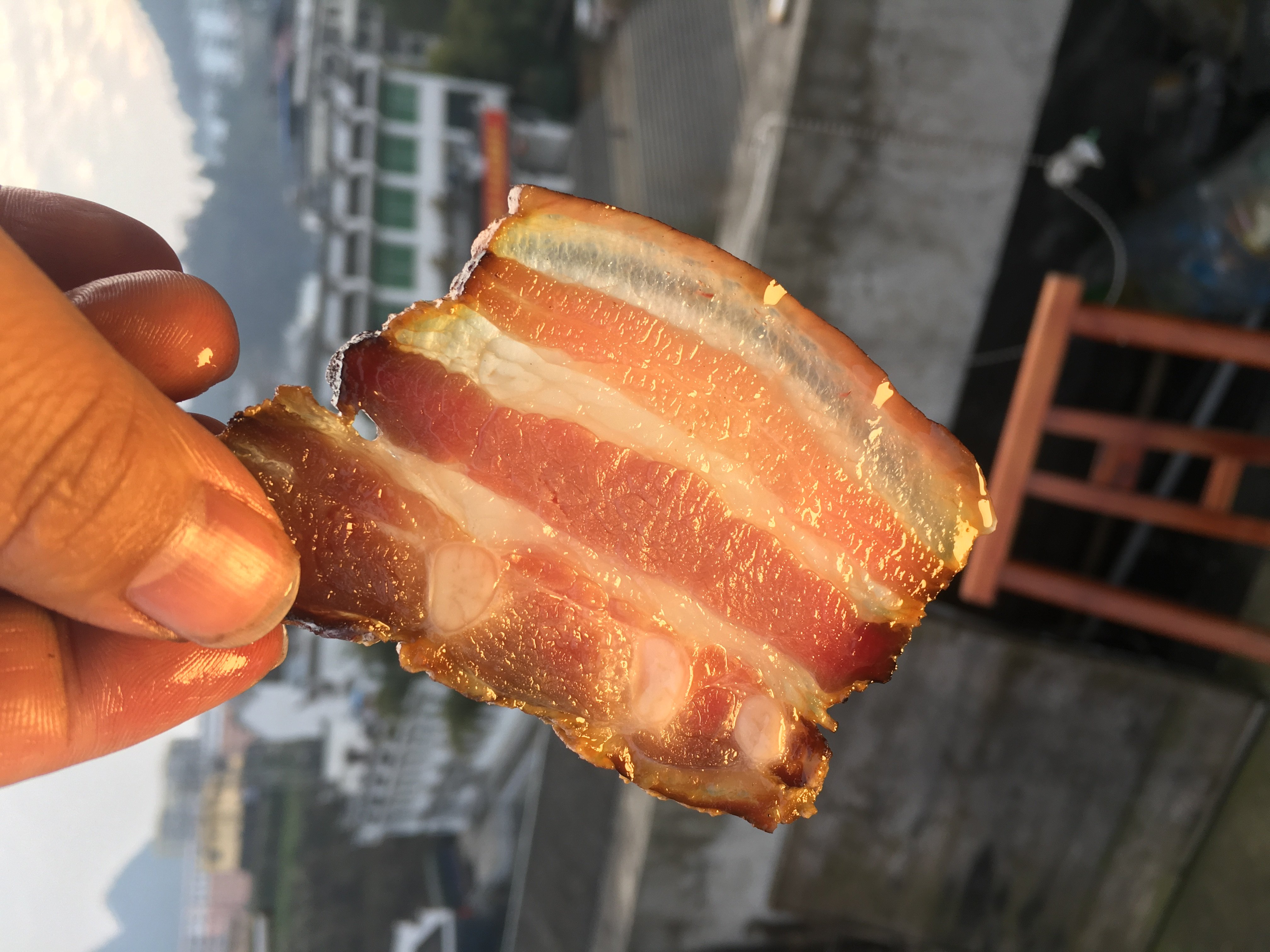 至仁膳 湖南湘西 土猪腊肉 柴火熏制 刀刀透明 真空包装198元3斤