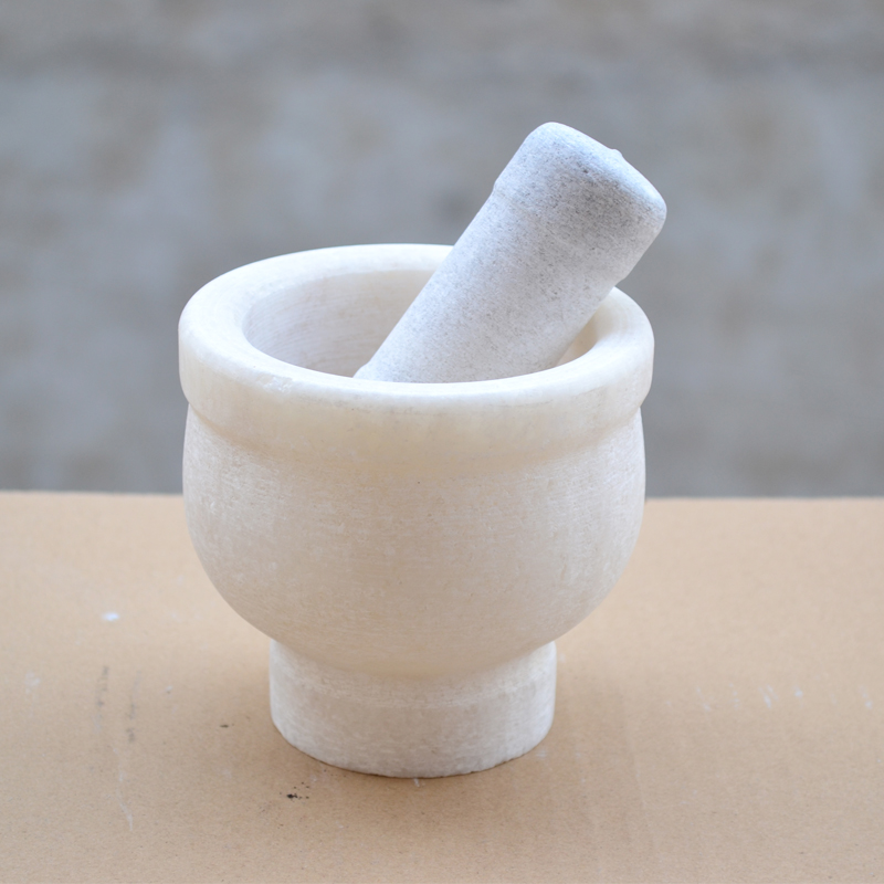 特价包邮蒜臼子天然青石压蒜器家用捣蒜器石臼捣药罐蒜泥