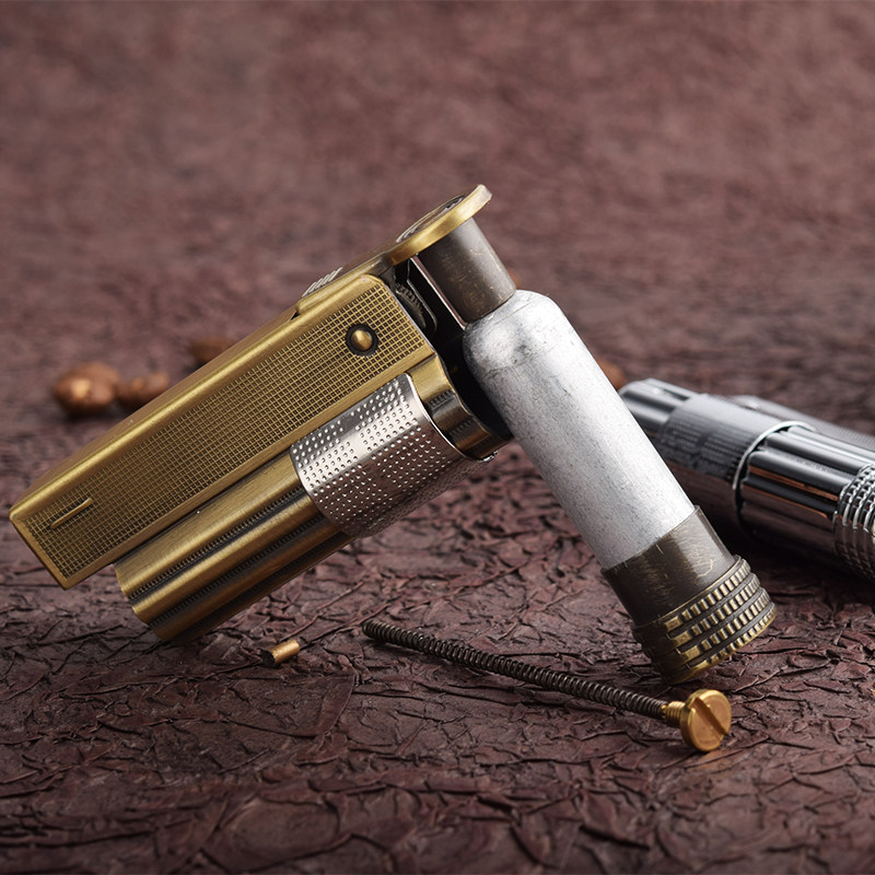 国产6700老式铝合金防风风罩复古个性男士砂轮煤油打火机