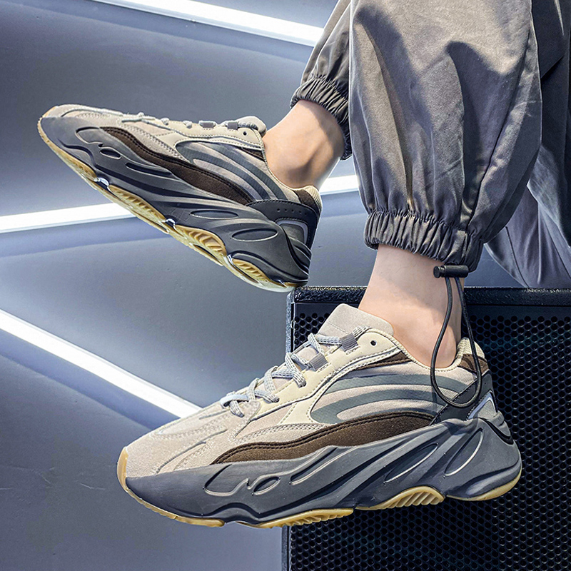 莆田椰子700男鞋夏季透气男士运动休闲鞋百搭增高ins老爹潮鞋秋季