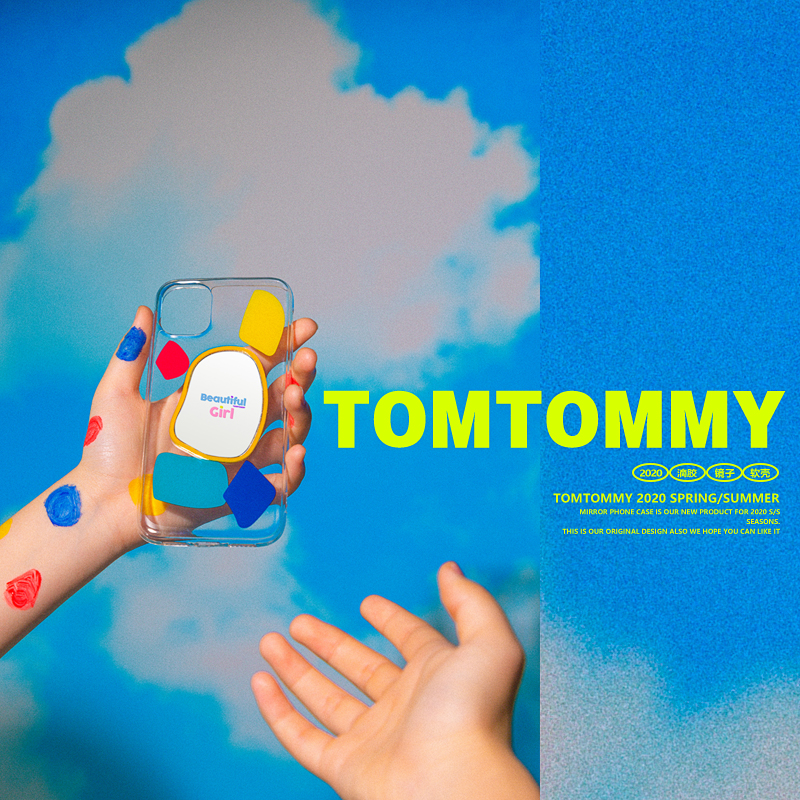 Tom原创适用苹果13Promax手机壳iphone12华为P40Pro镜面11镜子ins