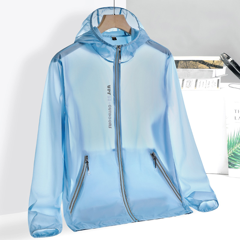 夏季防晒服男冰丝超薄透气户外钓鱼薄款防晒衣透气防晒衫女潮外套