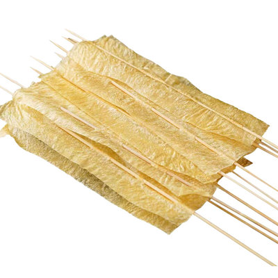 老式豆皮串商用怀旧小零食烤涮豆腐串麻辣烫豆制品干货100串*3袋