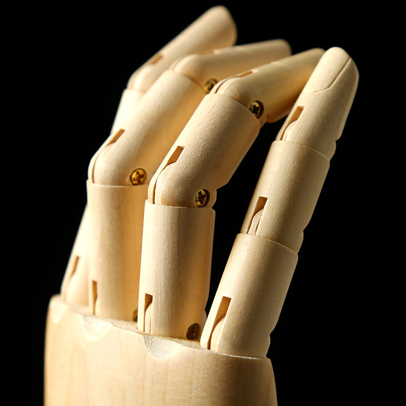 宏泰轩素描漫画木头人人偶模型木偶木手关节可动工具8寸10寸12寸