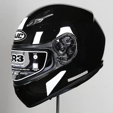 【阿肯moto】HJC摩托车头盔亚版头型全盔跑盔HJC CS-R3赠下巴网