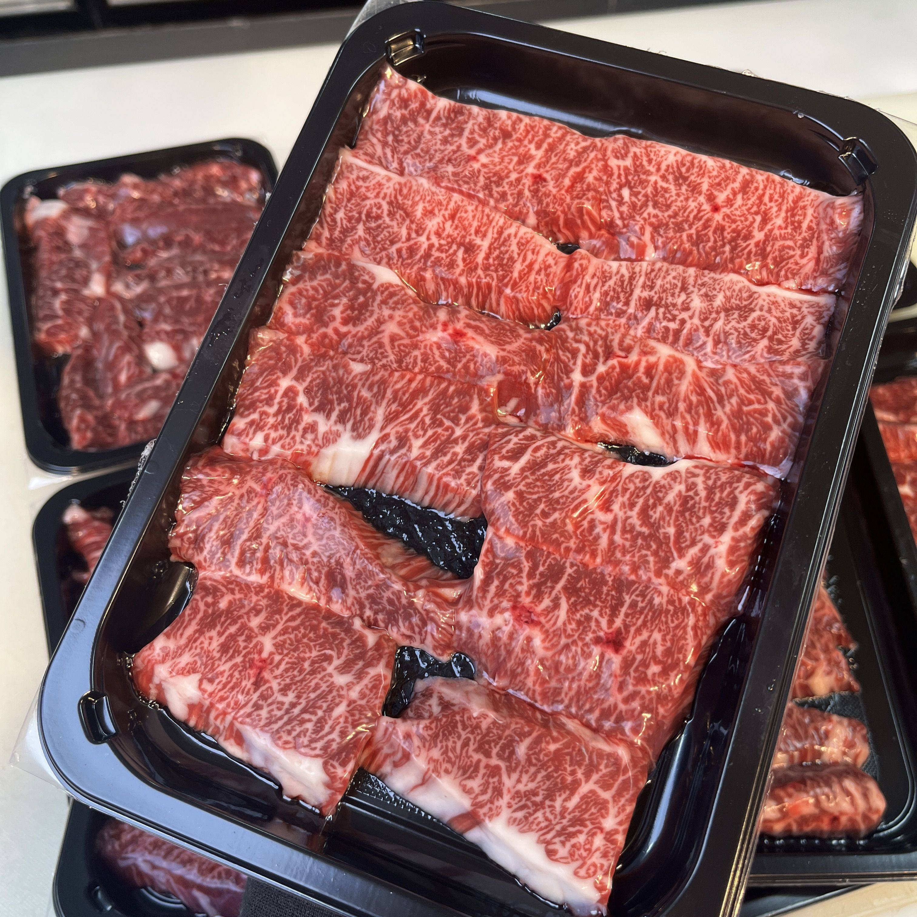 烤肉澳洲金凤凰纯种牛薄专属横膈膜肉片outsideskirt牛腩