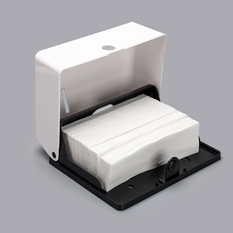 酒店洗手间擦手纸盒壁挂式纸巾盒卫生间干手抽纸盒厕所厨房免打孔