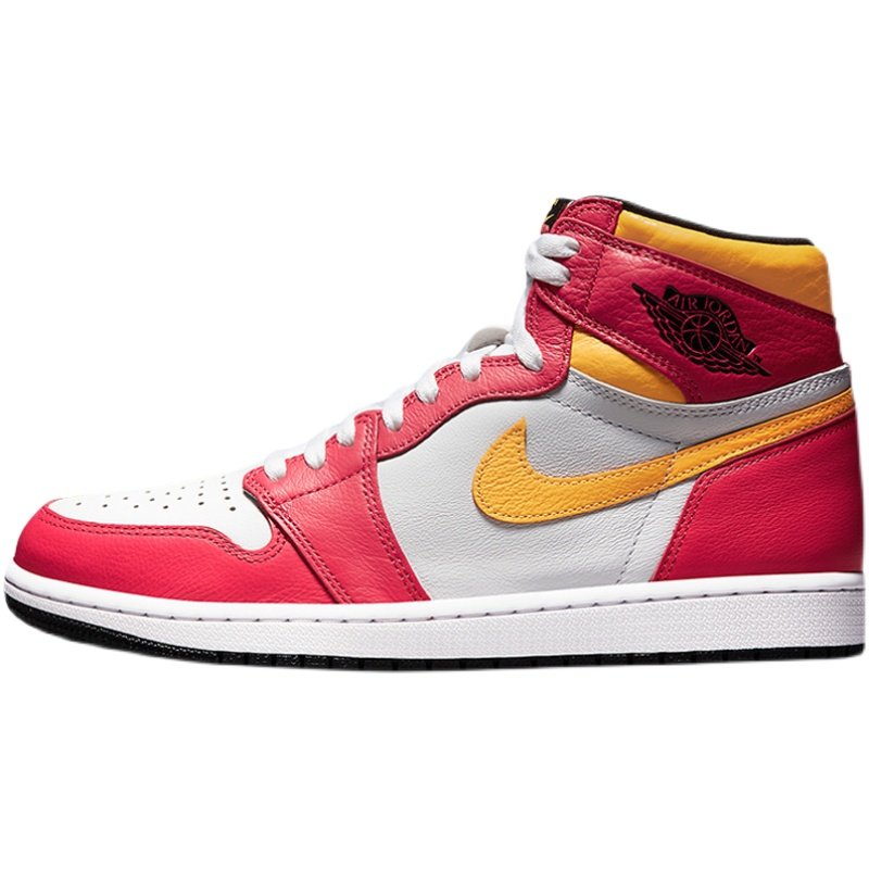 小鸿体育airjordanaj1白黄粉亡灵高帮篮球鞋555088603篮球鞋