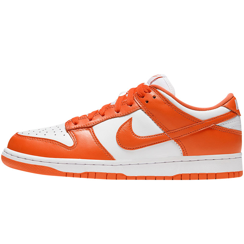 小鸿体育 nike dunk low 雪城大学 白橙蓝滑板鞋 cu1726-101-100