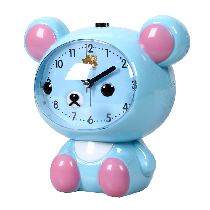 卡通闹钟儿童女孩学生专用起床神器可爱小熊闹钟