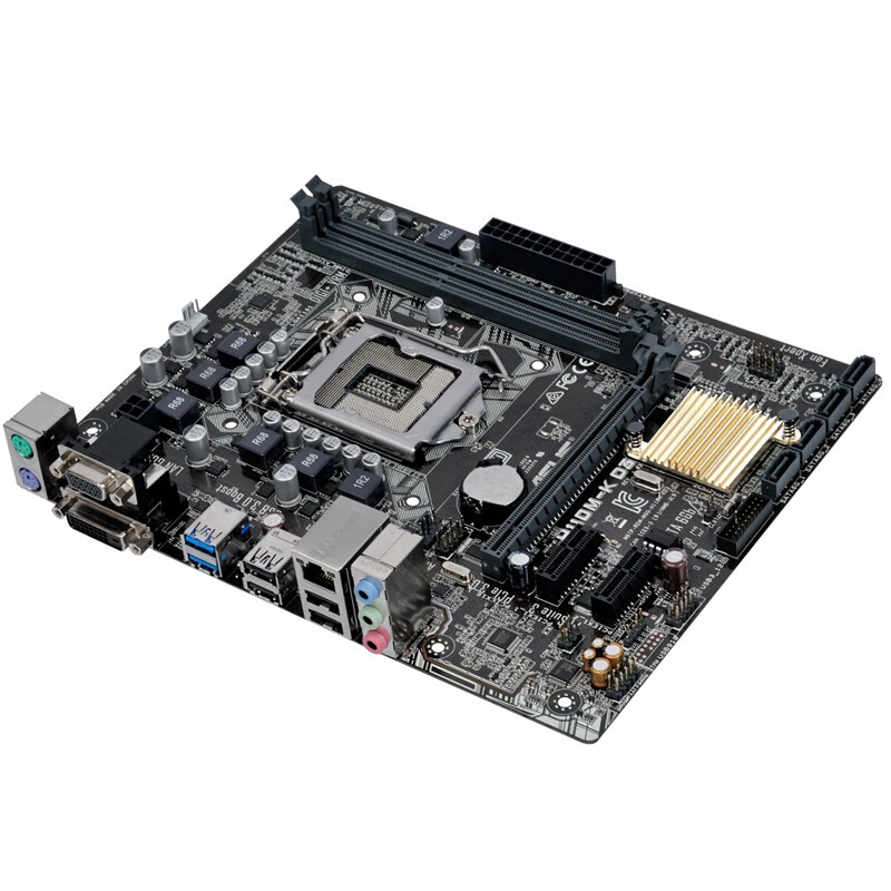 主板asus华硕h110m-kd3电脑台式主机板h110支持主板