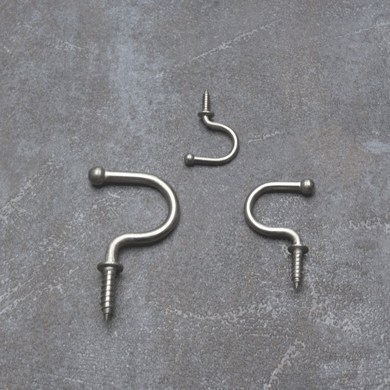 蓝普五金不锈钢挂钩 自功螺丝单钩 衣帽挂钩 毛巾挂钩 厨房排钩tf