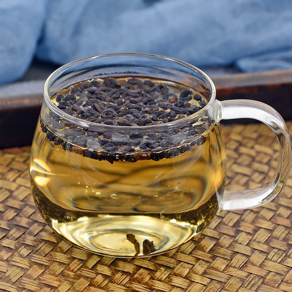 静萱女贞子500g克中药材野生女贞籽实茶非熟酒制女贞子粉