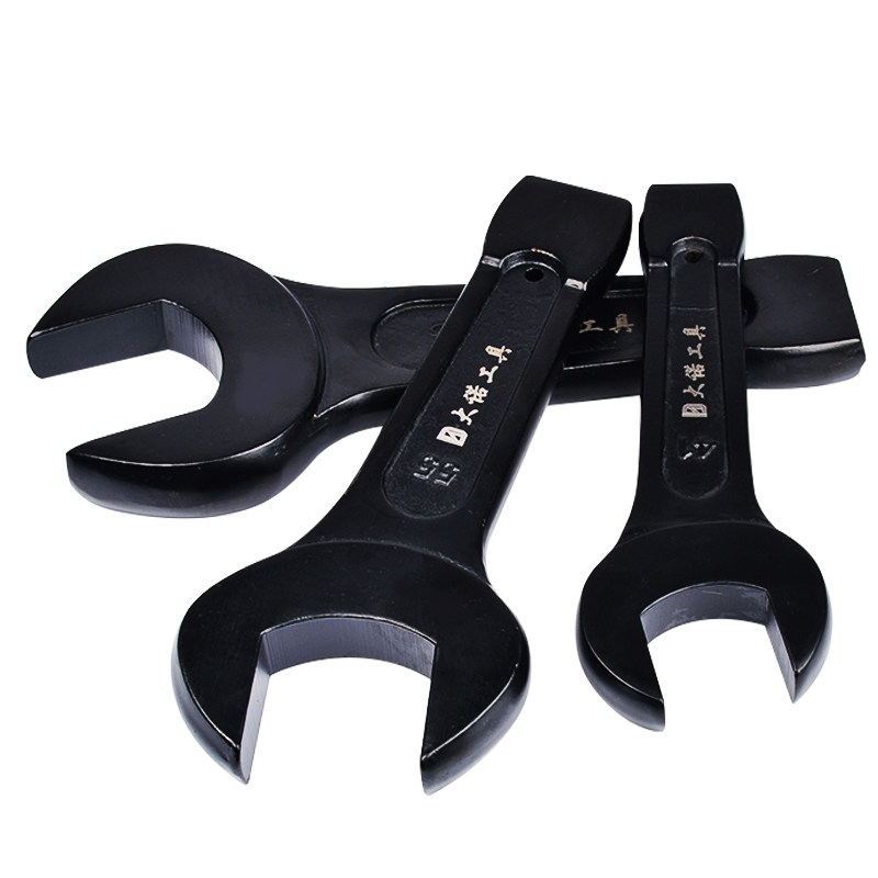 扳手开口敲击重型单头直柄汽修工具大号单头呆扳手