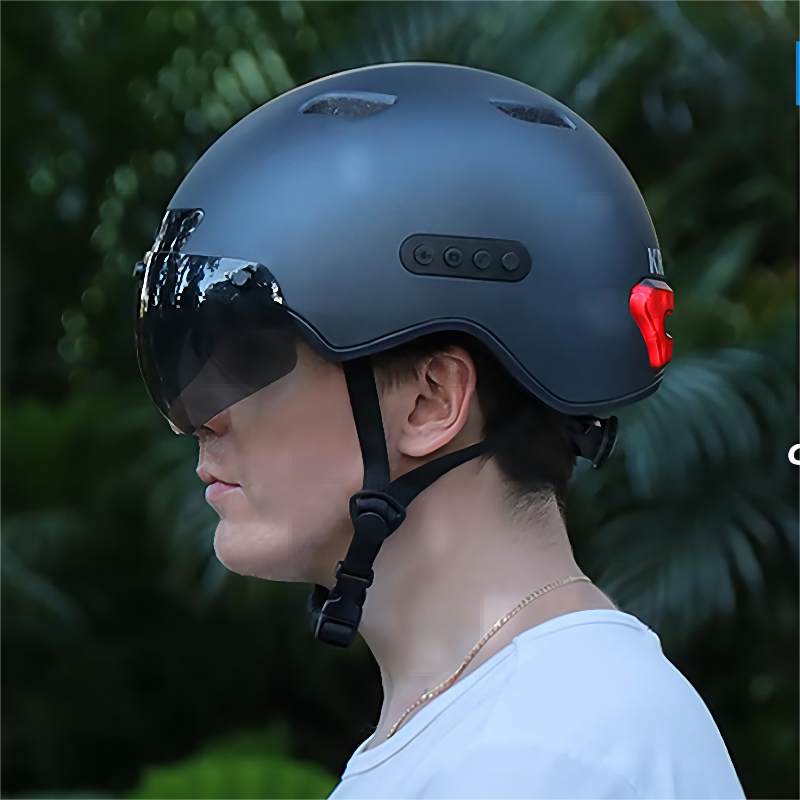 智能蓝牙头盔骑行电动摩托车录像行车记录仪高科技电动车头盔