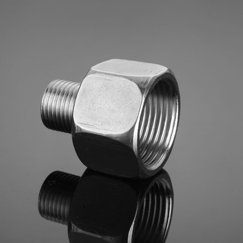 不锈钢内外丝一寸1寸转4分6分变径异径转换直接水管配件大小头