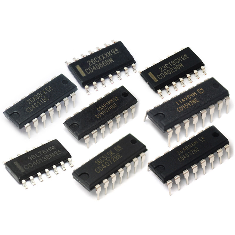 芯片cd4011be系列单片机cd4007集成电路iccmos芯片