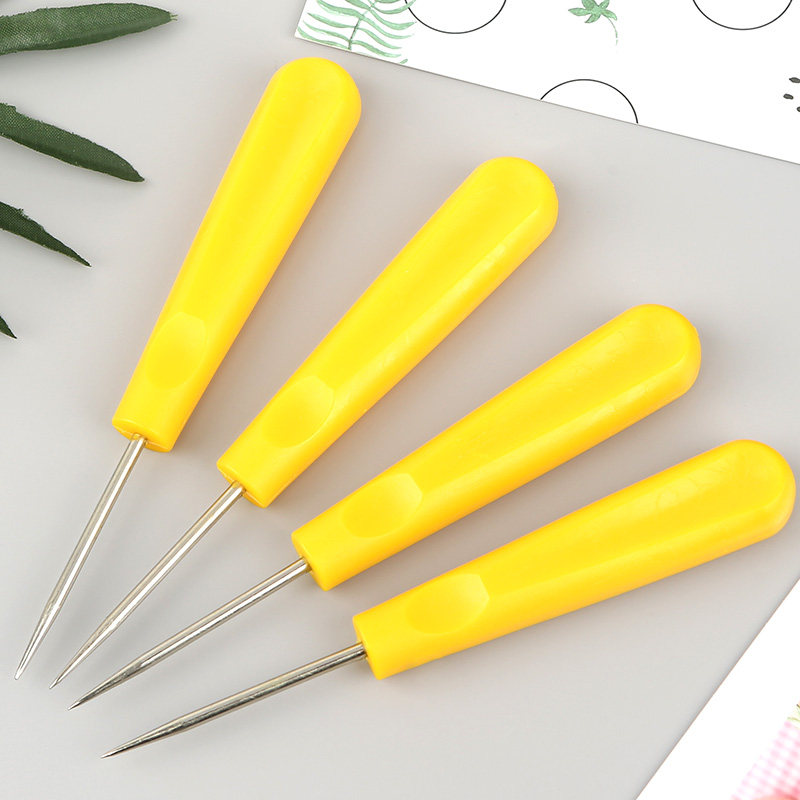 尖锥翻袋角锥子打孔千枚diy手柄塑料穿孔锥针锥子