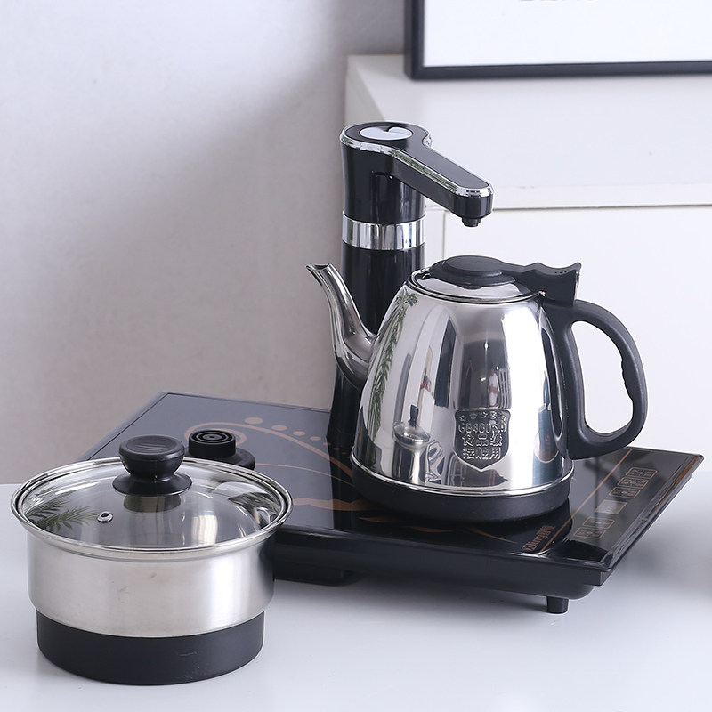 37x23嵌入式全自动上水壶电热烧水家用自吸抽水泡茶具器电磁茶炉