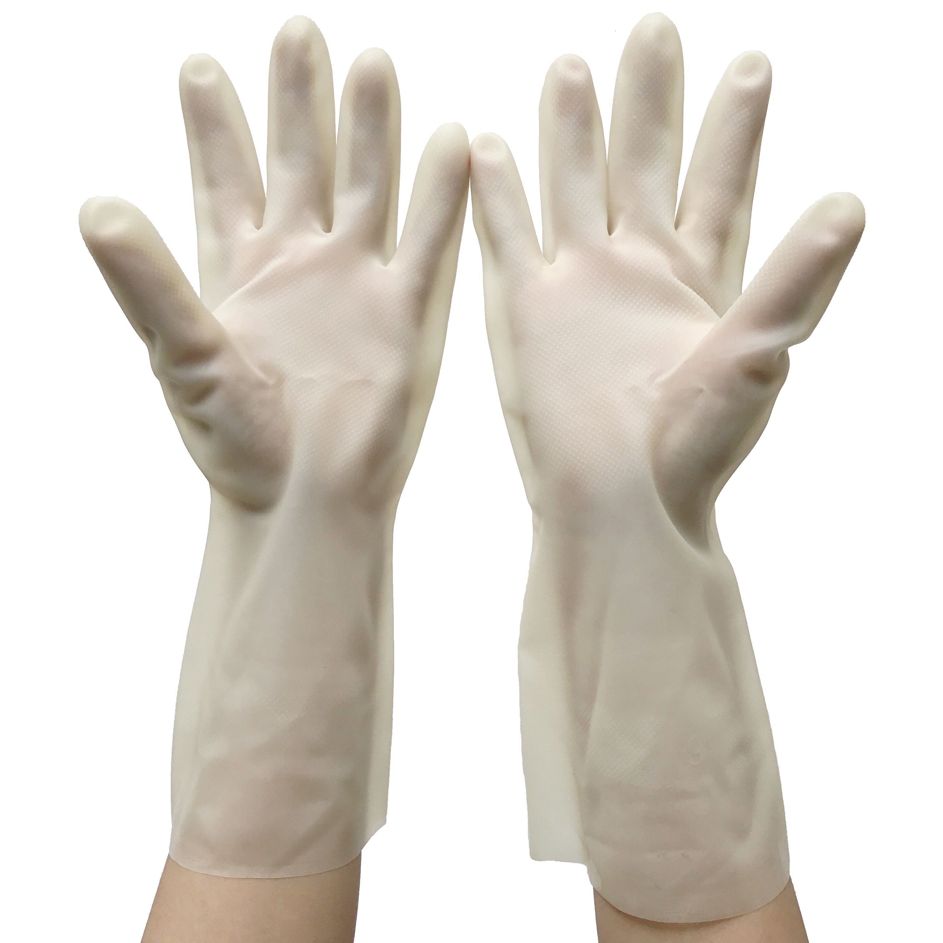 红桥丁腈耐用型防油洗碗手套女塑胶胶皮橡胶衣服家务厨房清洁防水