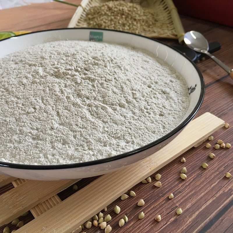 18年内蒙古武川荞面 荞麦面粉 纯荞面粉 农家荞面面粉2.5kg粗粮