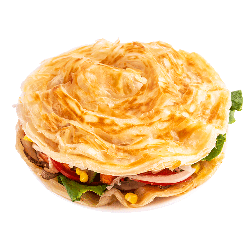 粮全其美手抓饼 面饼20片原味包邮早餐家庭装中国台湾速食煎饼