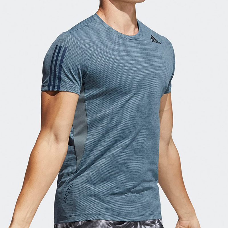 Adidas阿迪达斯运动短袖男2022夏季圆领速干透气健身T恤GP7659