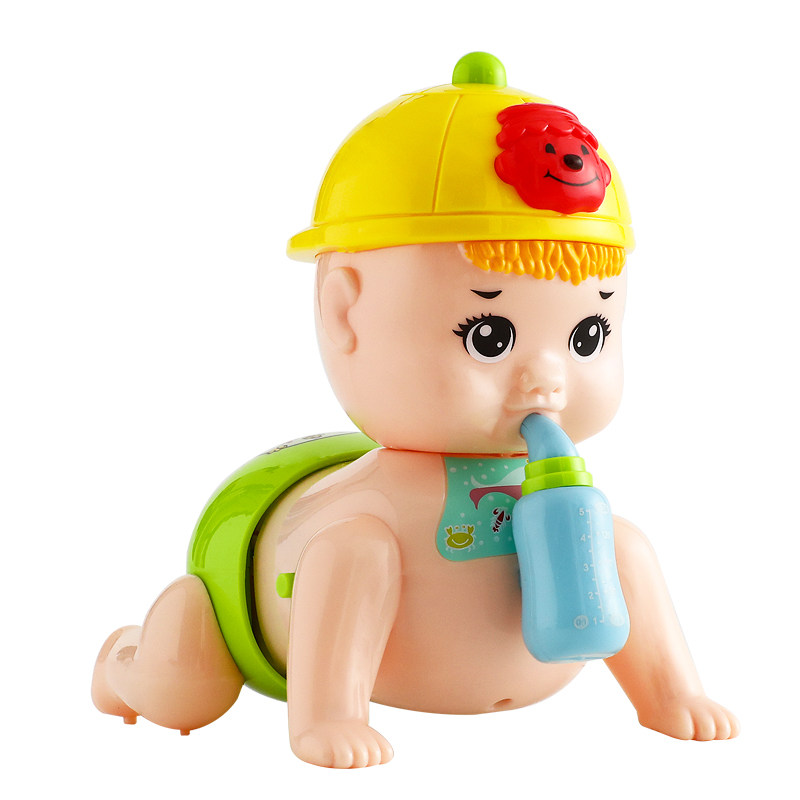 婴儿早教电动爬娃宝宝学爬抬头训练玩具屁股电动