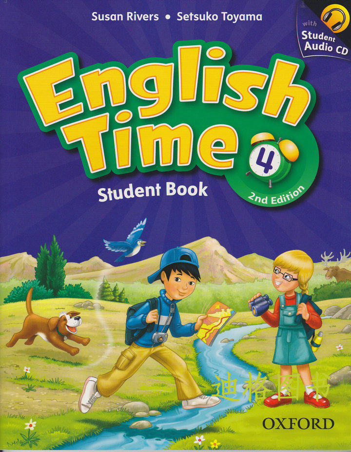 原版进口少儿英语教材牛津englishtime4第四册含课本练习册audiocd赠