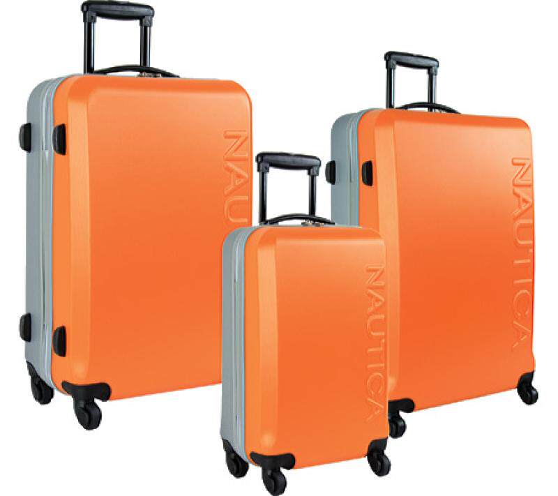 nautica诺帝卡男女旅行箱三件套装拉杆箱万向正品593124旅行箱