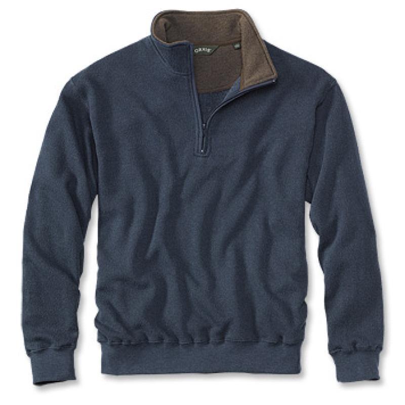 Orvis男卫衣半高拉链立领套头长袖柔软休闲舒适1美国直邮O103V