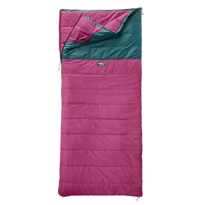 llbean宾恩户外睡袋拼色40度拉链保暖全包舒适睡袋