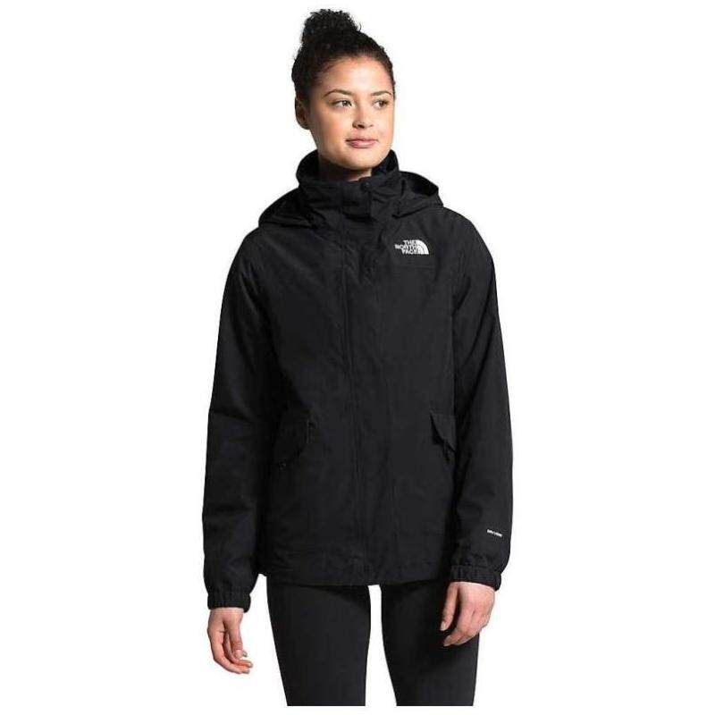 北面thenorthface冲锋防水透气抽绳弹性保暖冲锋衣