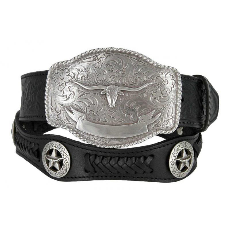 durabelt皮带腰带时尚金属牛皮西部牛仔正品ha0435bs9247腰带