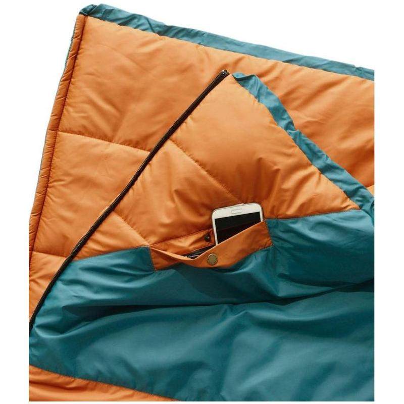 llbean宾恩户外睡袋拼色40度拉链保暖全包舒适睡袋