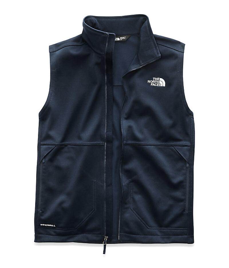 thenorthface北面男款马甲纯色拉链防风透气户外休闲衣