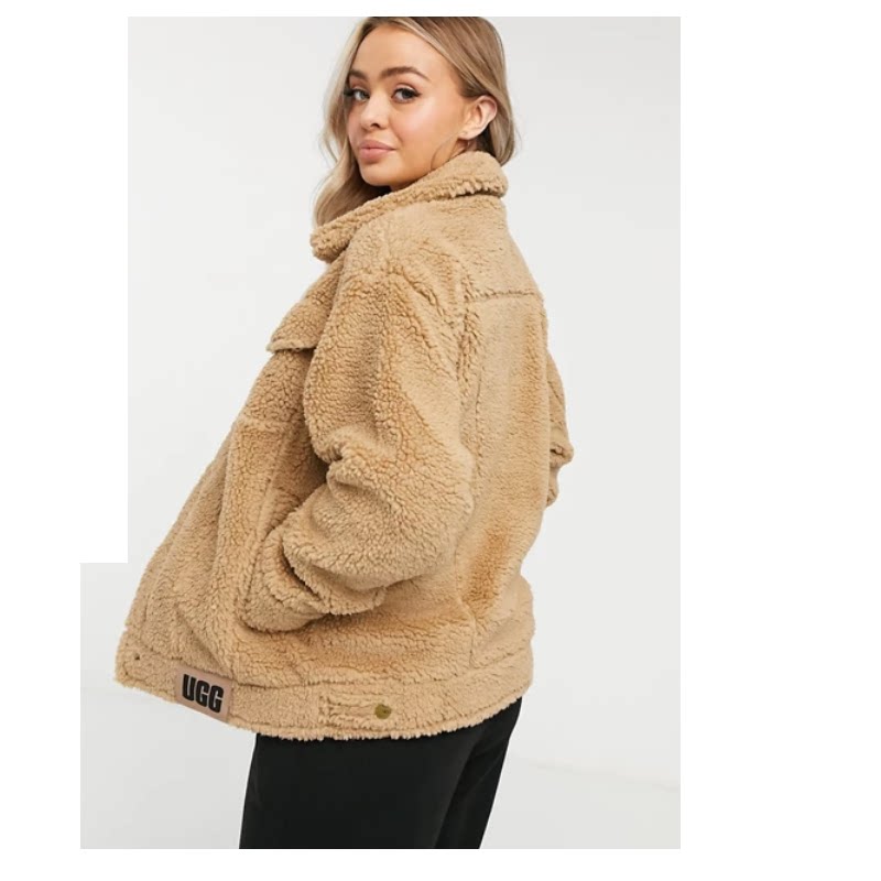 ugg女外套仿羊羔绒frankiesherpa潮厚防风时尚夹克正品jx1113951