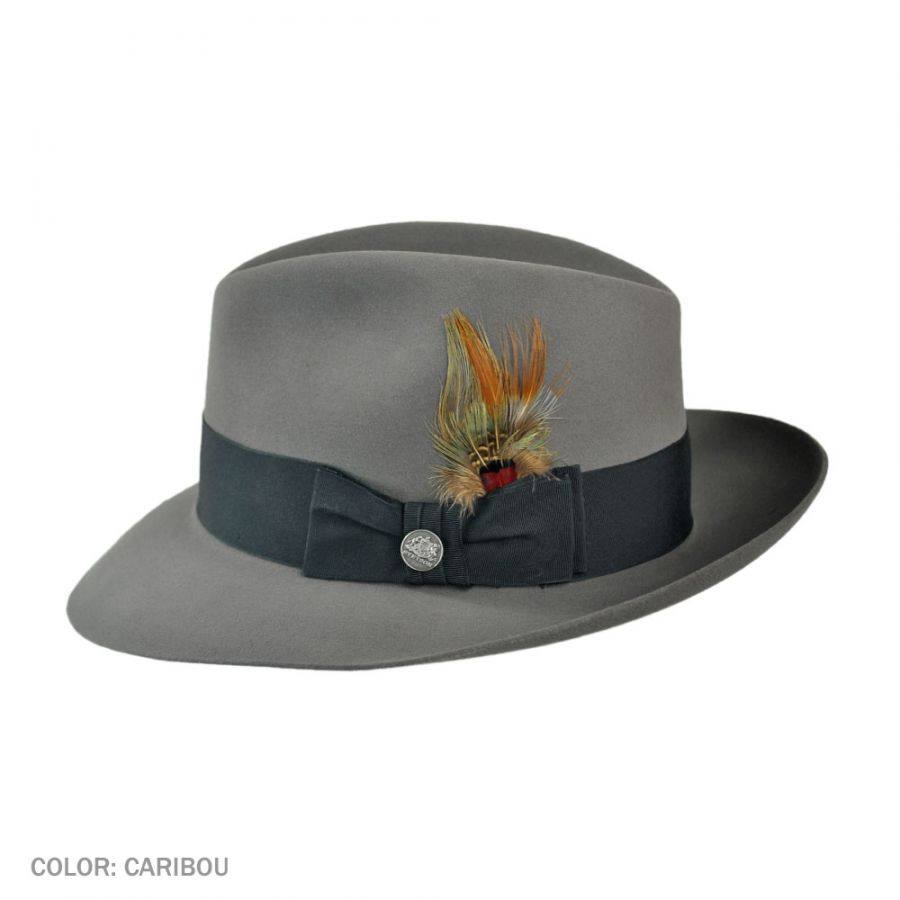 stetson男帽礼帽卷檐舒适时尚透气遮阳美国直邮帽子